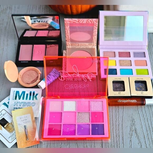 MAKEUP BUNDLE 13 ITEMS NEW - LIKE NEW MORPHE TARTE MILK BECCA COLOURPOP CLINIQUE - Picture 12 of 16